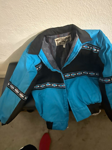 Western men blue black - xl, blue/black