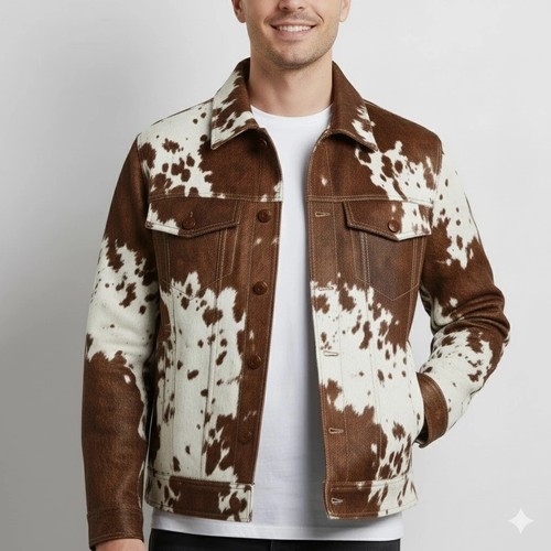 Men western cowhide hair on - cowhide, hair-on