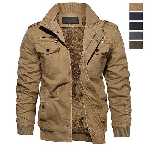 Men fleece lined bomber - men's,